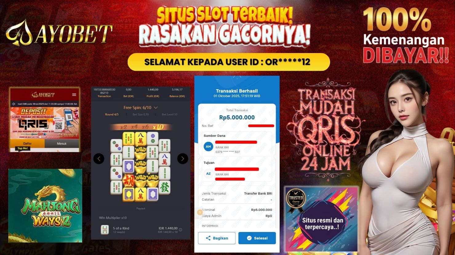 AYOBET JACKPOT SLOT MAHJONG WAYS 2